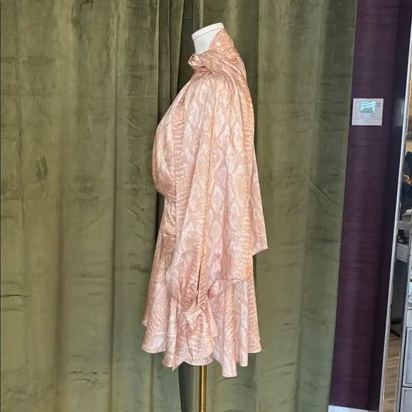 Acler Blush  snake print Mini Dress, US6 - Picture 12 of 16